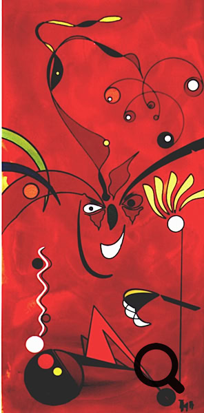Laroce oil/linen 35x55cm. 1983