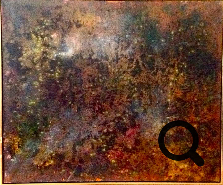 Omega Point oil/linen 140x100cm