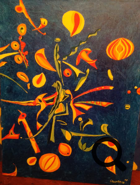 Eat oil/linen 120x80cm. 1998