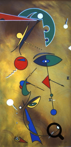 Tempus oil/linen 35x55cm. 1997