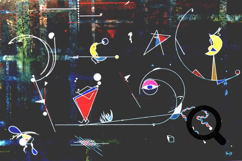 Fantasya oil/linen 120x680cm 1992
