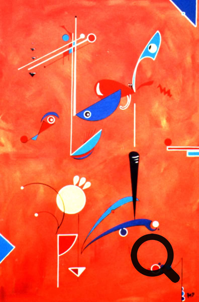 Jahresende oil/linen 128x92cm. 2000