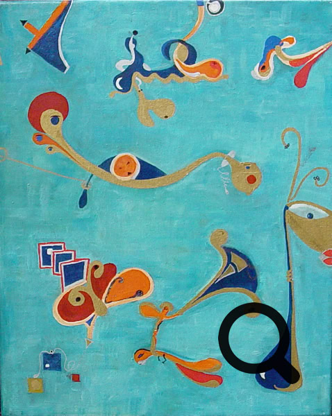Solution oil/linen 40x50cm. 2008