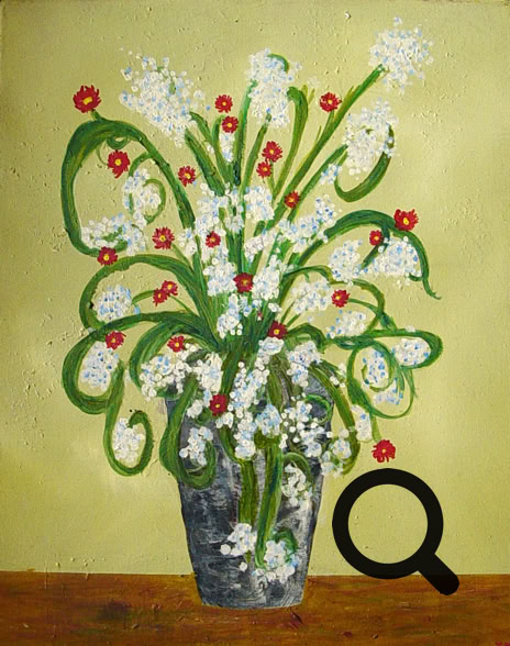 Snowball oil/linen 40x50cm. 2012