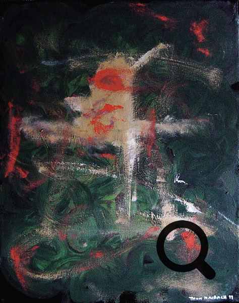 Swing oil/linen 40x50cm. 1998